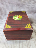 Wooden Deer Jewelry Box with Mirror
