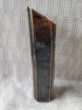 Signed Robin Cage Brown Glazed Pottery Vase