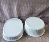 2 Piece Corning Ware "French White" Dish Lot