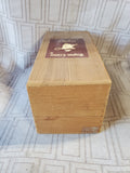 Mem Company English Leather Wooden Keepsake Box