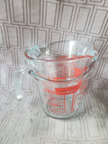 Pair of Glass Liquid Measuring Cups