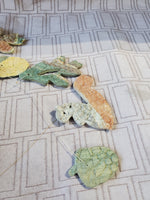 Ceramic Leaf, Acorn, and Squirrel Wind Chime