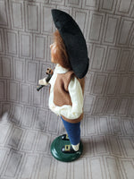 Signed Byers' Choice Carolers CW "Colonial Boy with Slingshot" Figurine