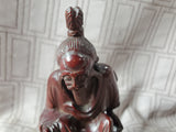 Hand Carved Asian Inspired Man Figurine (B)