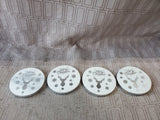 Set of 4 "Merry Christmas" Coasters