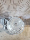 Heavy Cut Glass Decanter