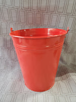 Ikea Red Socker Tin Bucket