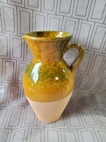 Glazed Pottery Pitcher
