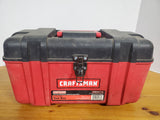 Craftsman Red Plastic Tool Box