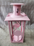 Pink Flamingo Lantern