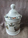 Limoges "Caprisserie de Bayeux" Porcelain Jar