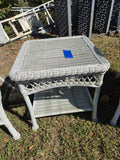 Three Piece All Weather Wicker Lounge Set w/Cushions