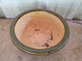 Green Glazed Pottery Shallow Planter