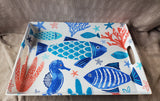 Plastic Under the Sea Serving Tray