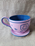 Disney Parks Alice in Wonderland Purple and Blue Teacup