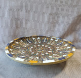 Hand Made Moroccan Folk Art Pedestal Bowl