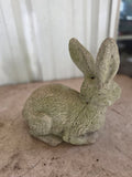 Cement Sitting Bunny Garden Statue
