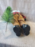 Lumberjack Santa in Flannel Figurine