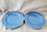 Pair of Debby Segura Sorrento Stoneware Blue Dinner Plates (A)