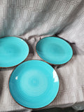 Set of 6 Royal Norfolk Blue Ceramic Salad Plates