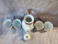 10 Piece Asian Inspired Porcelain Tea Set