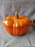 Smith Clark Iron Works 4 Qt Cast Iron Pumpkin Dutch Oven
