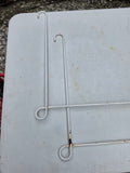 Two Metal Hard Flag Holders