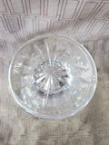 Heavy Clear Glass Flare Vase
