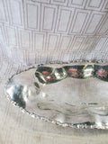 Oblong Silverplate Tray—Monogrammed B
