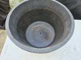 Barrel Style Plastic Planter