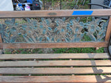 Regalia Wooden and Cast Iron Outdoor Bench
