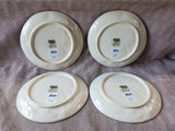 Set of 4 Cracker Barrel Stoneware Beach Themed Salad Plates