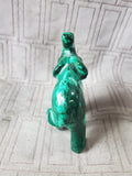 Carved Green Stone Elephant Paperweight