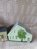 Lot of Wooden House Figurines