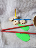 Vintage TinkerToy Construction Set