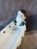 Earthenware Christmas Cracker Dish