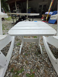 Seaside Casual Furniture Recycled Polymer Rocking Chair Pair w/Side Table (two sets available, priced separately)