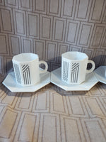 12 Piece Arcopal Teacup and Saucer Set