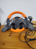MadCatz MC2 Xbox Steering Wheel with Gas and Brake Pedal UNTESTED