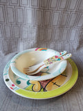 4 Piece Winnie the Pooh Melamine Children's Dish Set