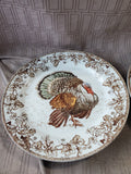 Set of 4 Williams-Sonoma Plymouth Turkey Dinner Plates