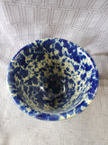 Bennington Pottery Blue Spongeware Small Mixing Bowl (FFF)