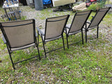 Set of Four Folding Outdoor Chairs