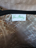 Set of 4 Vera Bradley "Cafe Latte" Pattern Toiletry Bags