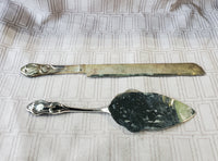 Silver Treasures by Godinger Silverplate Wedding Cake Server Set