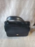 Genuine Calf Skin Black Hand Bag