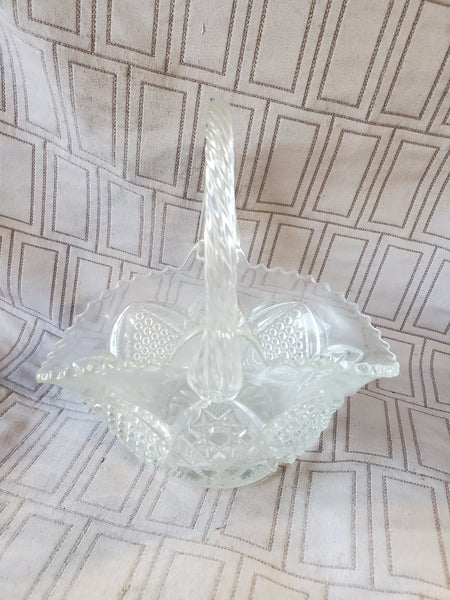 Clear Glass Basket