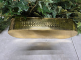 Faux Ivy in Brass Planter