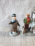 Department 56 Dickens' Village "London Newspaper Stand" 2 Piece Figurine Set