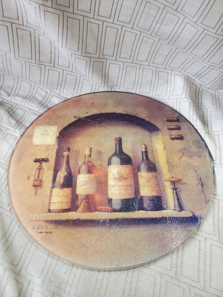 Round Pimpernel Wine Bottle Glass Counter Saver